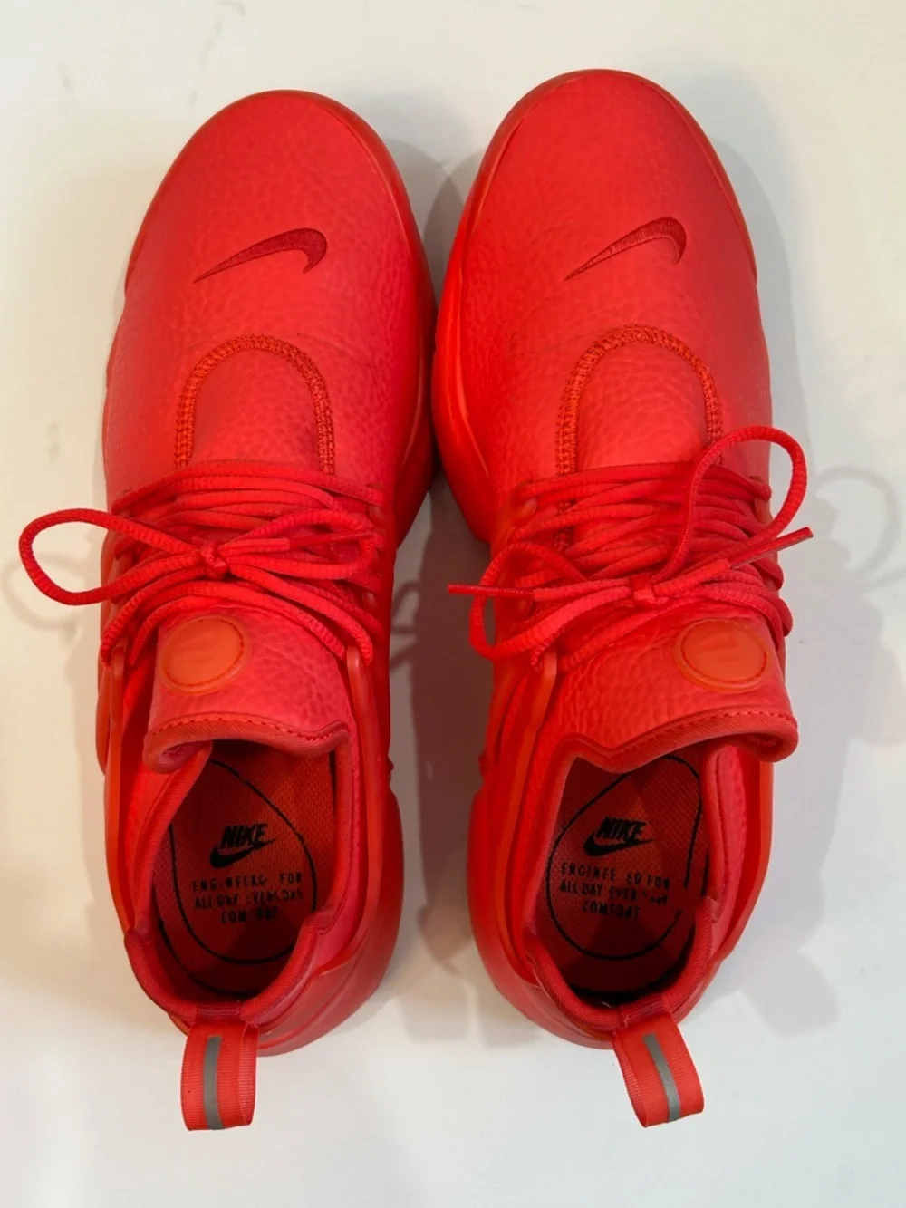 NIKE Air Presto Premium ‘University Red’ (878071-809)-Women’s size 10/Men’s 8.5 - Picture 5 of 9